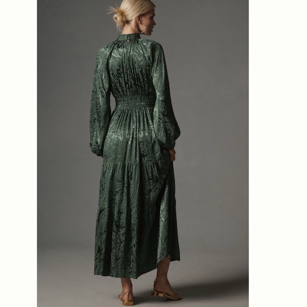 NWT Anthropologie The Somerset Maxi Dress: Mock-Neck Edition - Picture 4 of 9